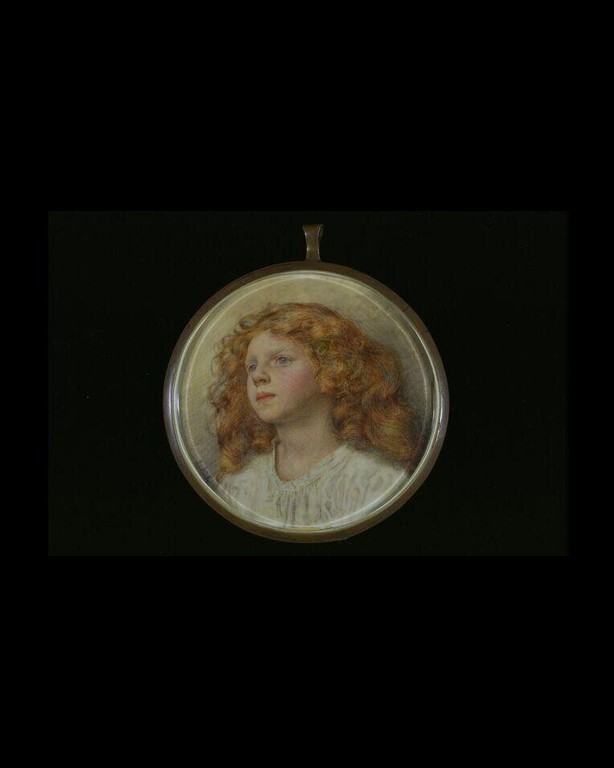 Portrait of a red haired girl